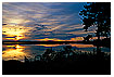  215 - Lake at sunset - See bei Sonnenuntergang 