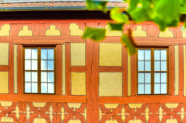 4988 - Kaiserpfalz windows & timber framing - -